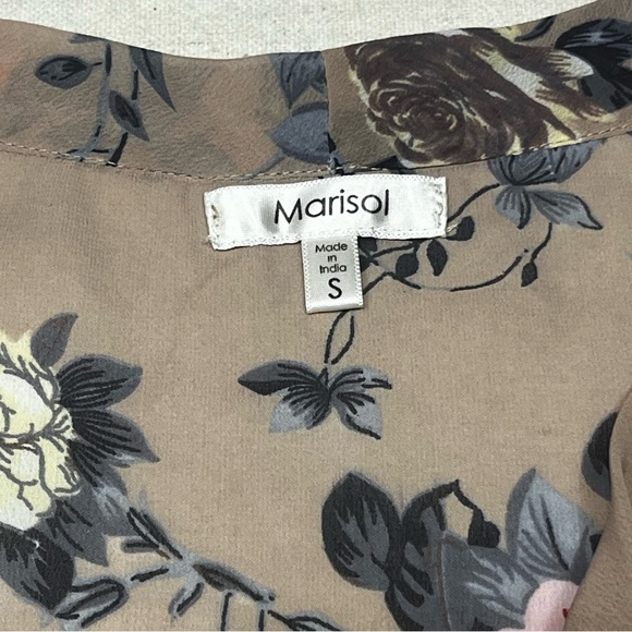 Marisol - Floral Lace Trim Women's Top - Size Small - Picture 7 of 13